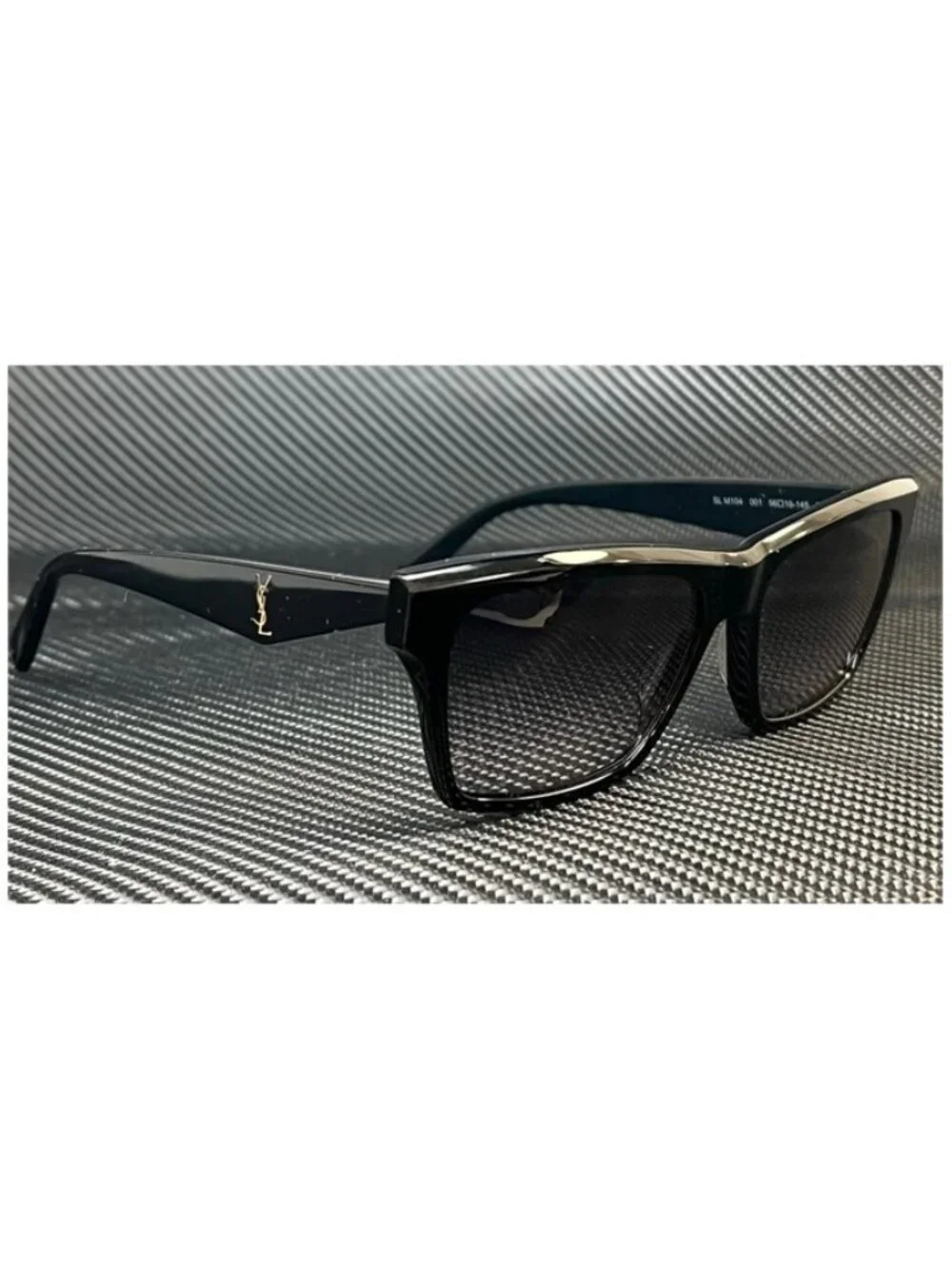 New Saint Laurent Men  Black Sunglasses  56- 16- 145